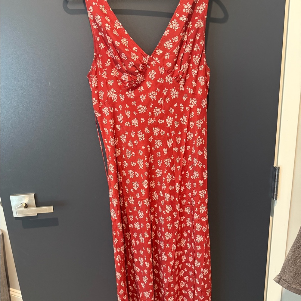 Realisation Par Red Sleeveless Sundress
